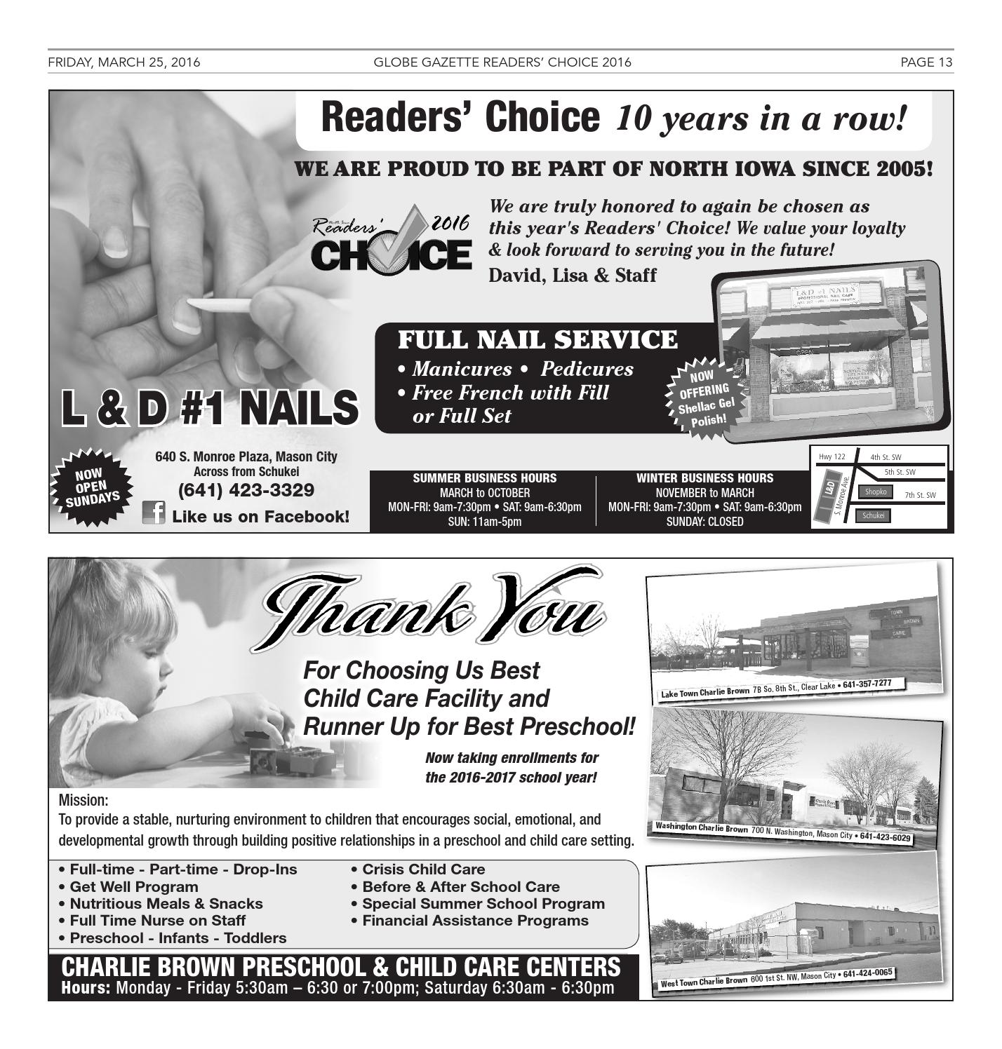 2016 readers choice tab by Globe Gazette Issuu