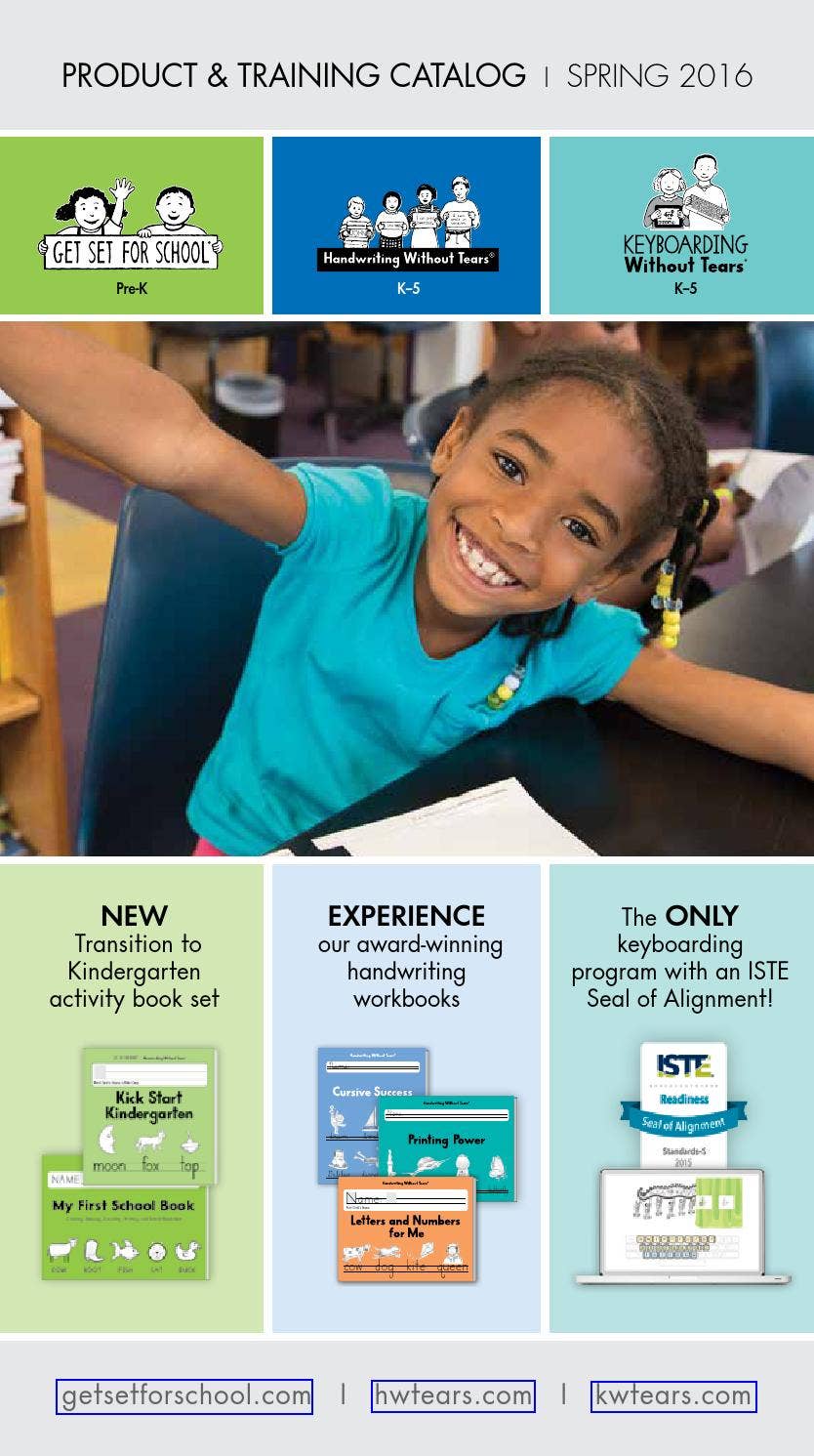 Spring 2016 Catalog by Learning Without Tears - Issuu