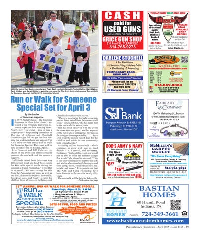 186 april 2016 by punxsutawney hometown magazine issuu grice gun shop flyer