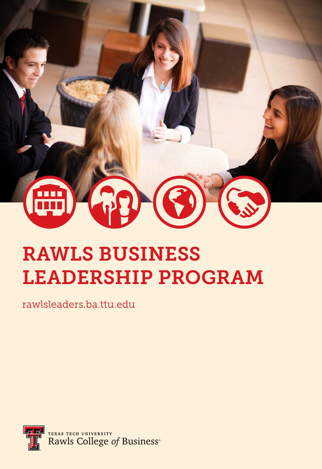 Rawls Business Leadership Program by Rawls College of Business Issuu