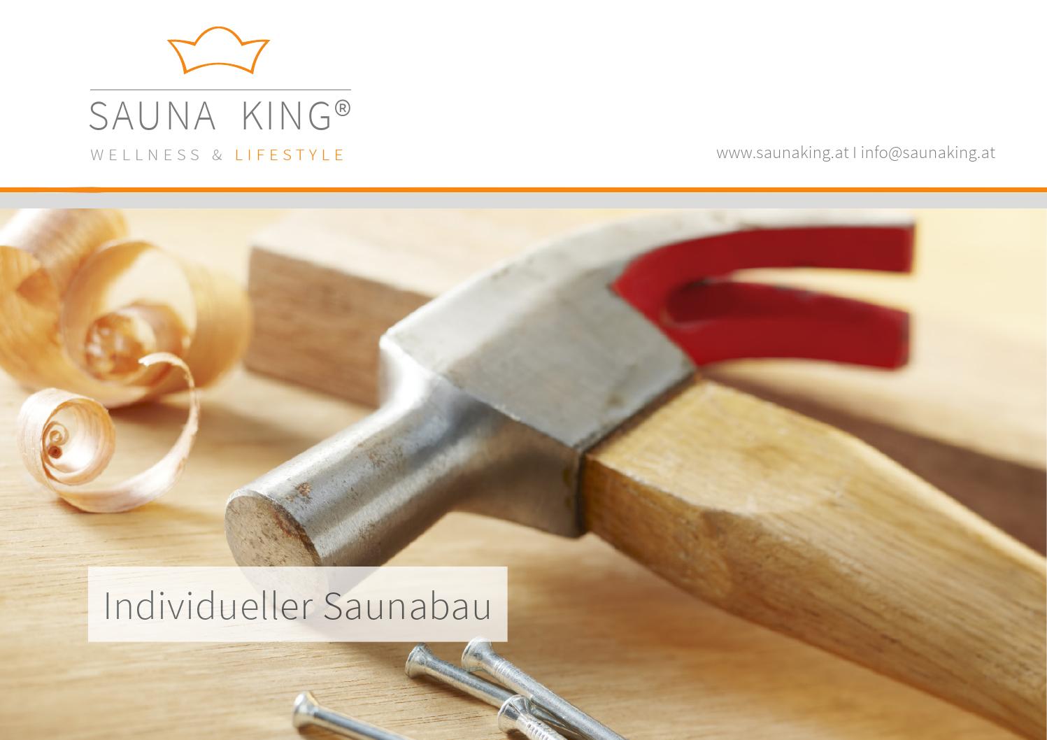 Individueller Saunabau SAUNA KING® Wellness & Lifestyle by SAUNA