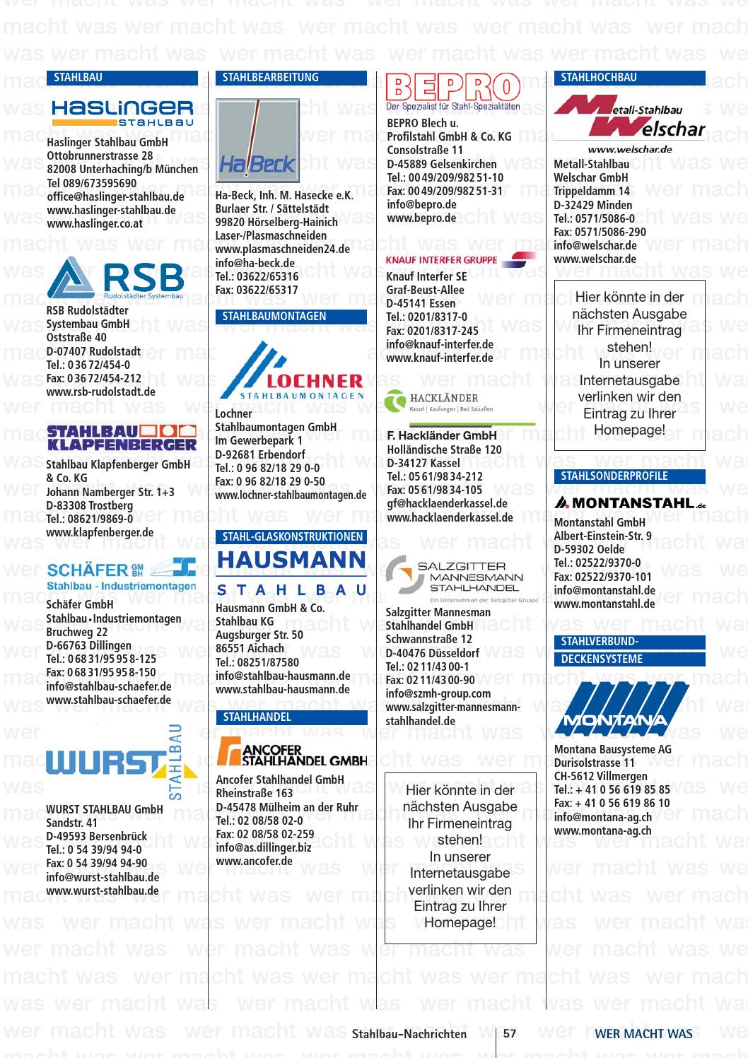 Stahlbau Nachrichten 4 15 Vebuka Com