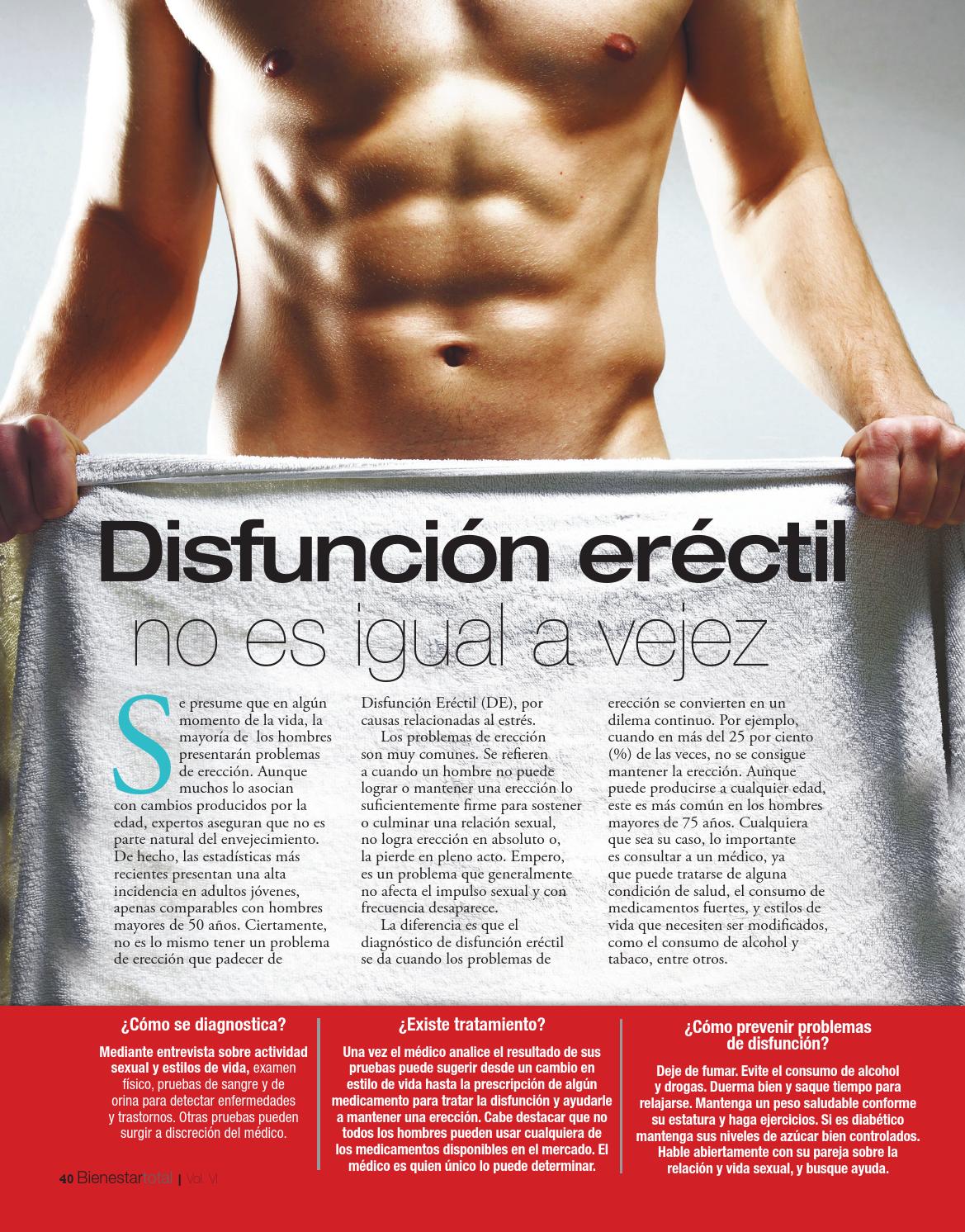 cómo prevenir una erección