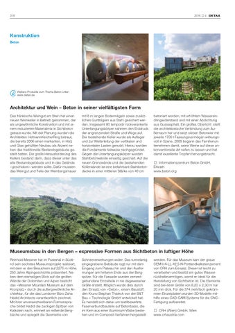DETAIL 4/2016 - Bauen mit Beton (deutsch) by DETAIL - Issuu