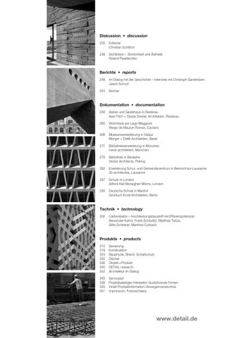 DETAIL 4/2016 - Bauen mit Beton (deutsch) by DETAIL - Issuu
