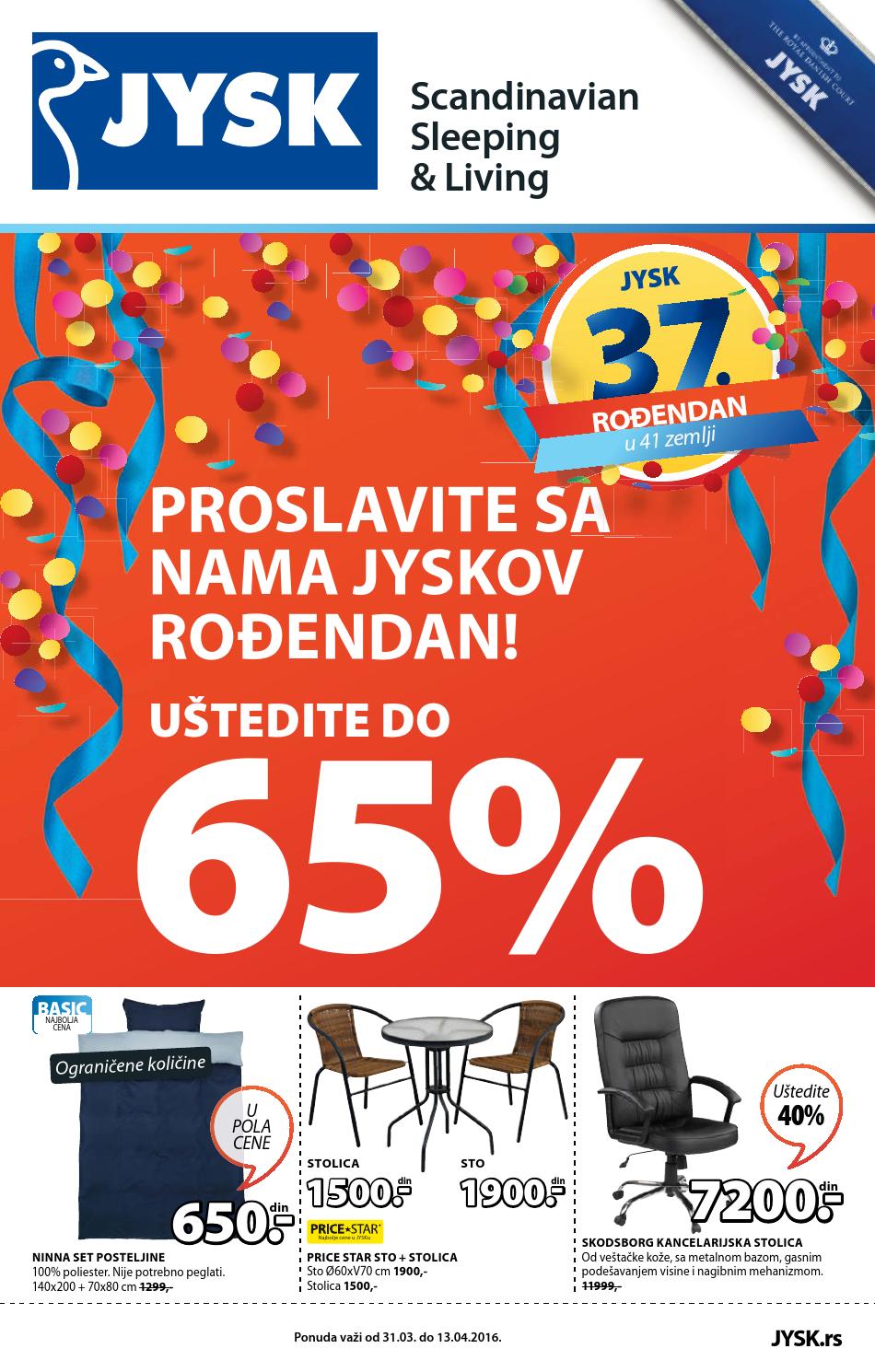 JYSK Srbija katalog od 31.03.13.04.2016. by Catalog.rs Issuu