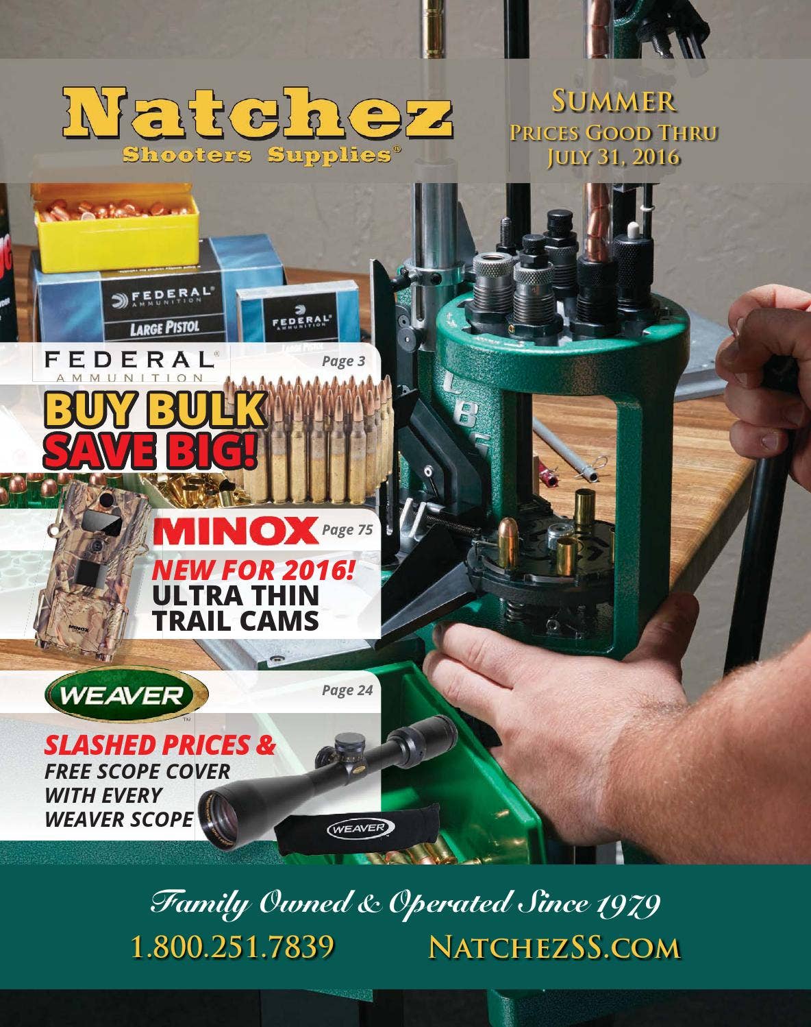 Natchez Shooters Supplies 2016 Summer Flyer by Natchez Shooting
