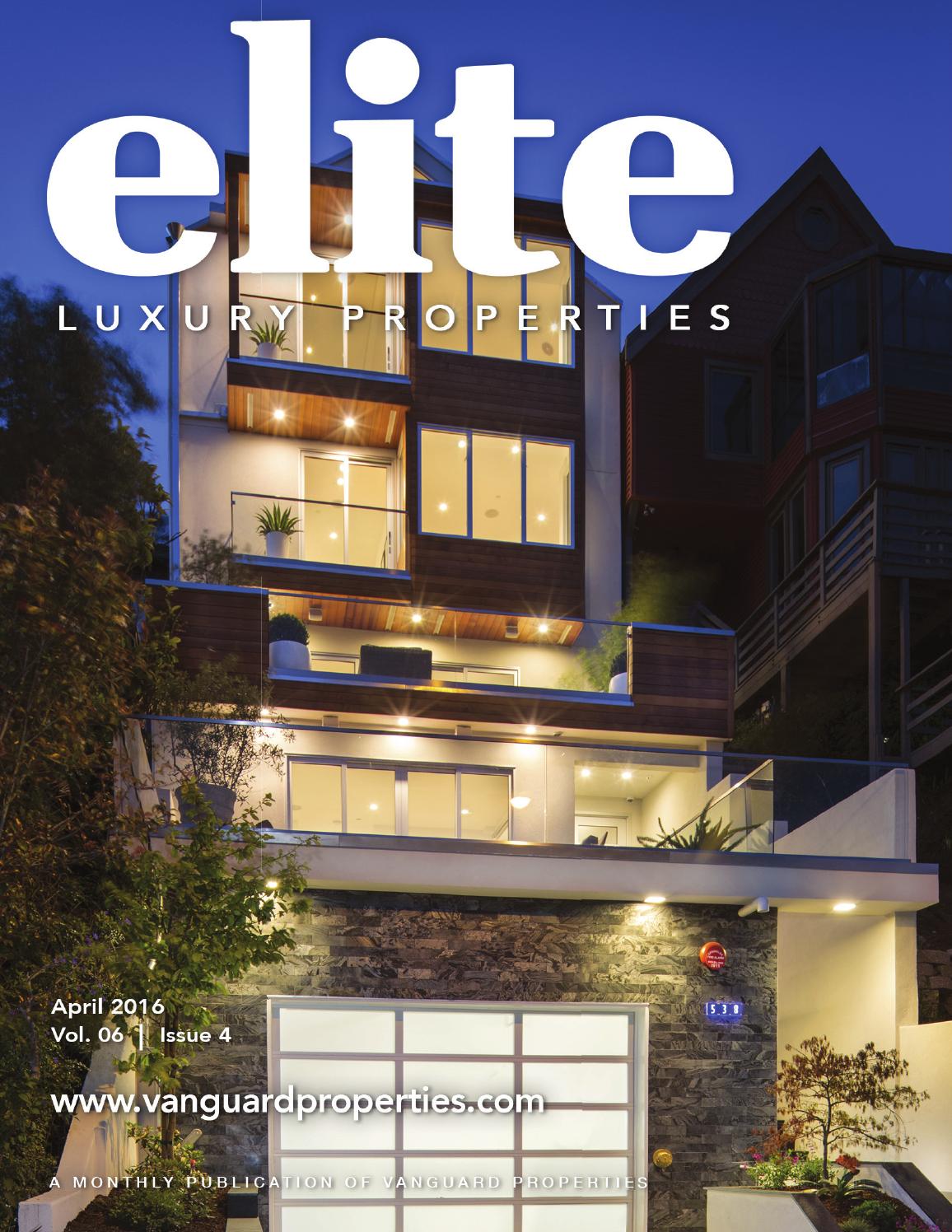 Vanguard Properties Elite Magazine April 2016 by Vanguard Properties