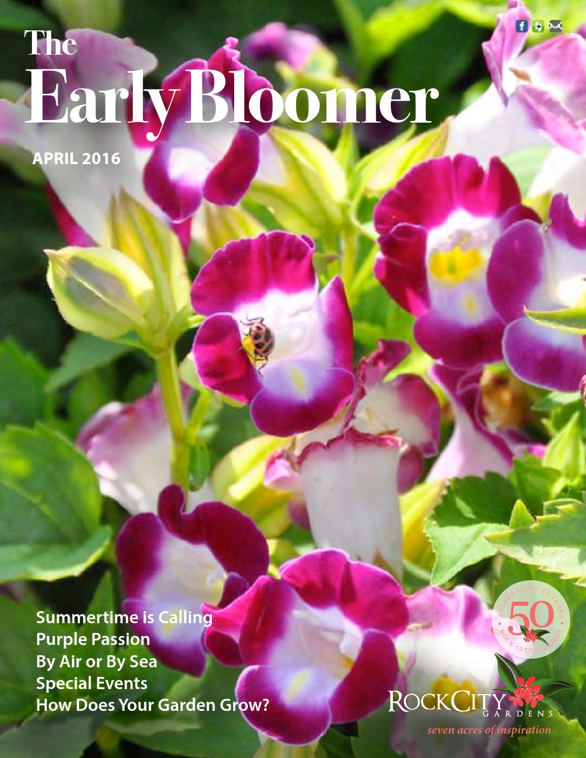 The Early Bloomer April, 2016 by TAA Issuu