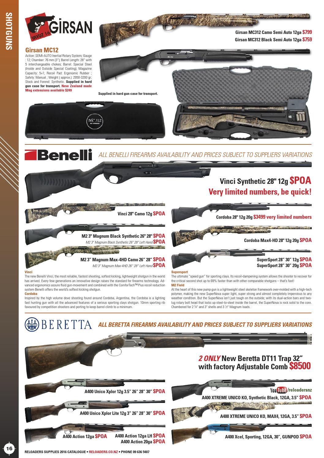 Reloaders Shooters Supplies Catalogue 2016 by Hurst Media Ltd Issuu
