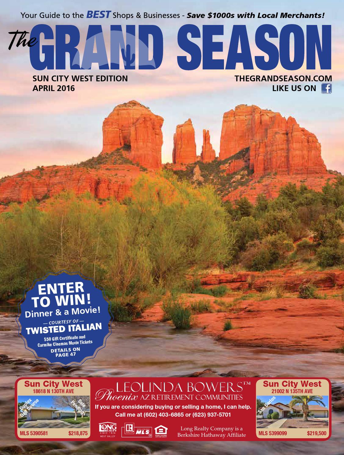 Sun City West - April 2016 by The Grand Season - Issuu