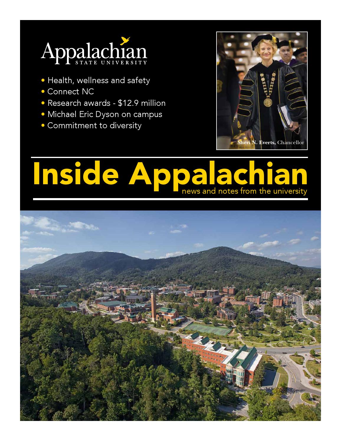 Inside Appalachian news and notes from the university by Appalachian