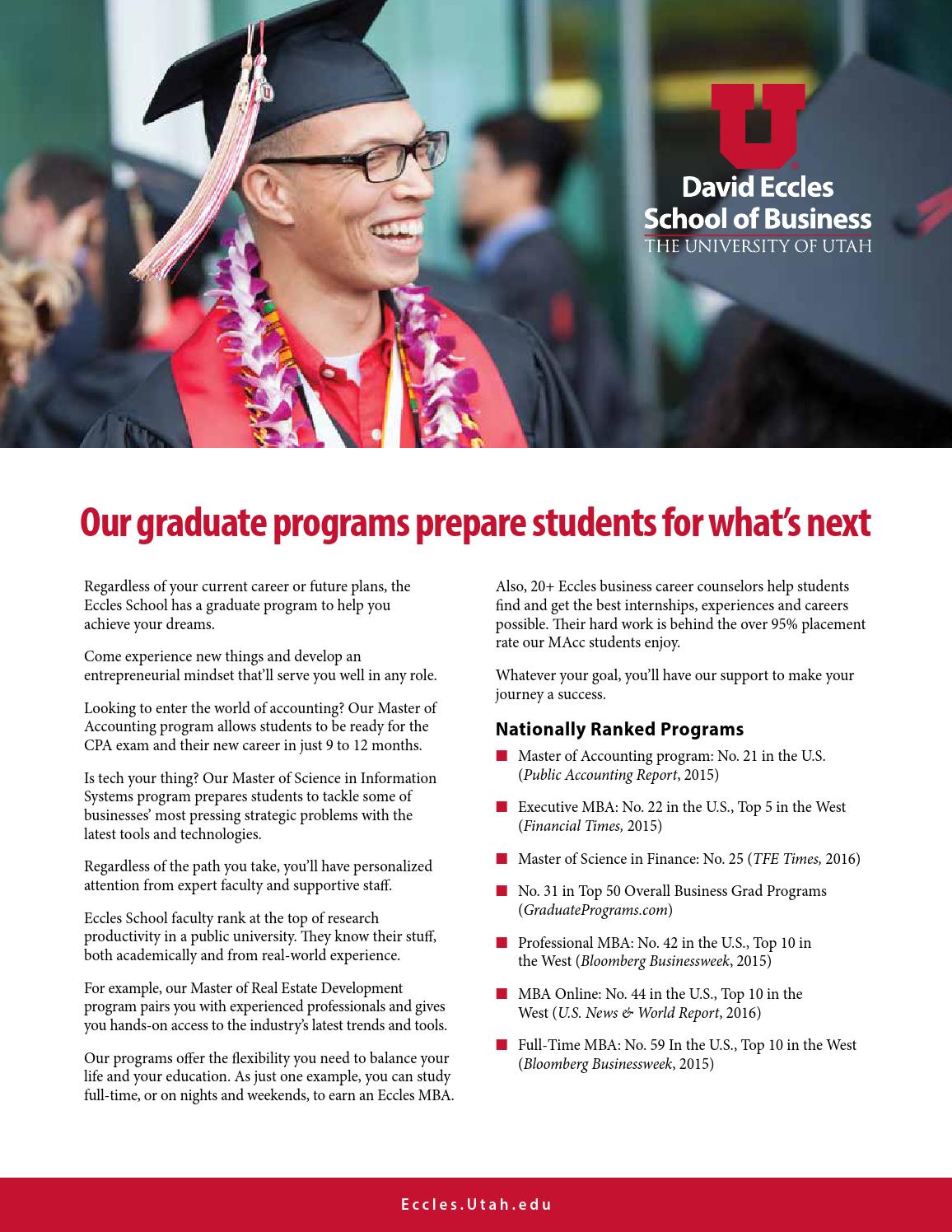graduate programs for working professionals