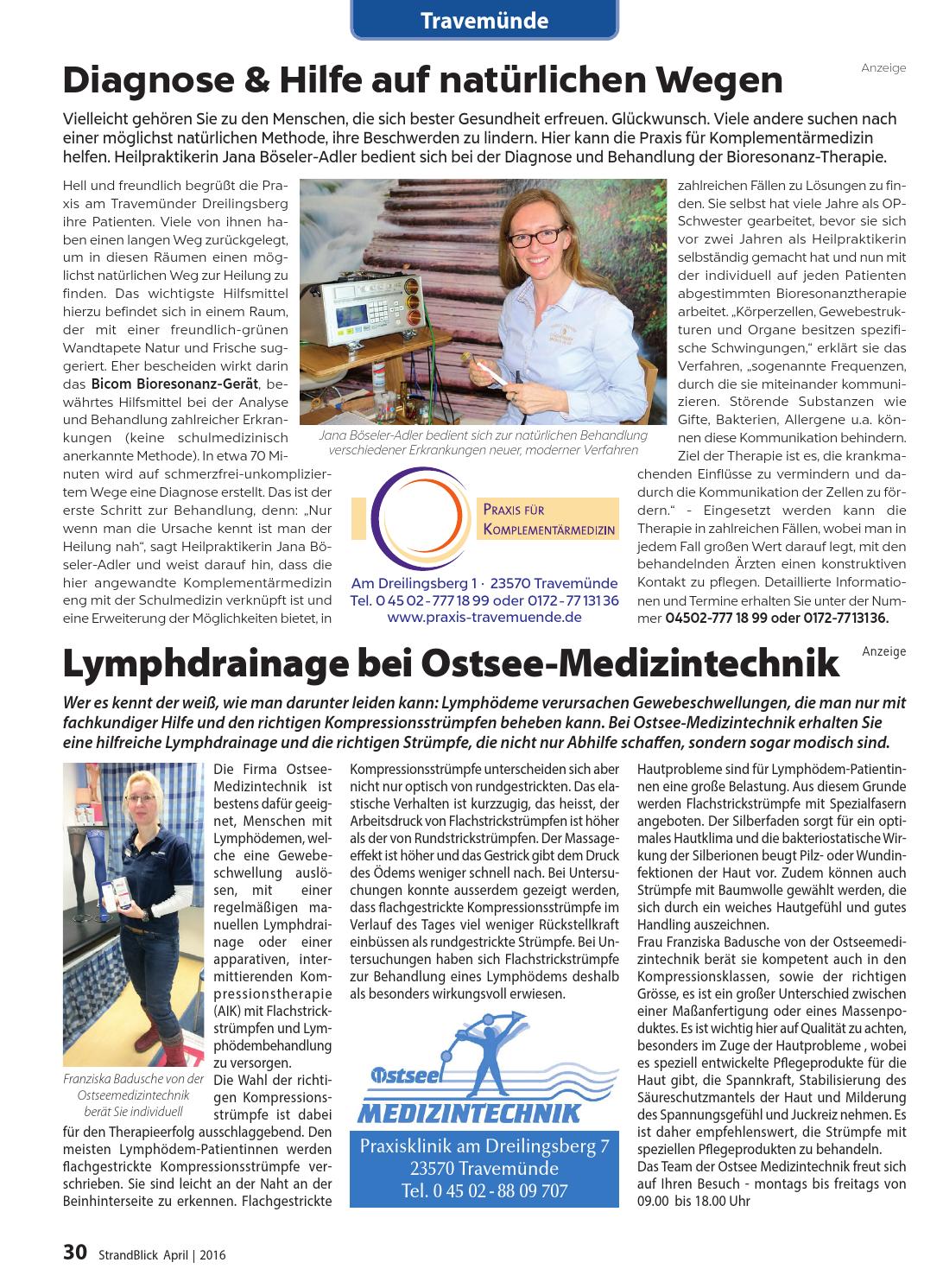 Strandblick April 16 By Strandblick Issuu