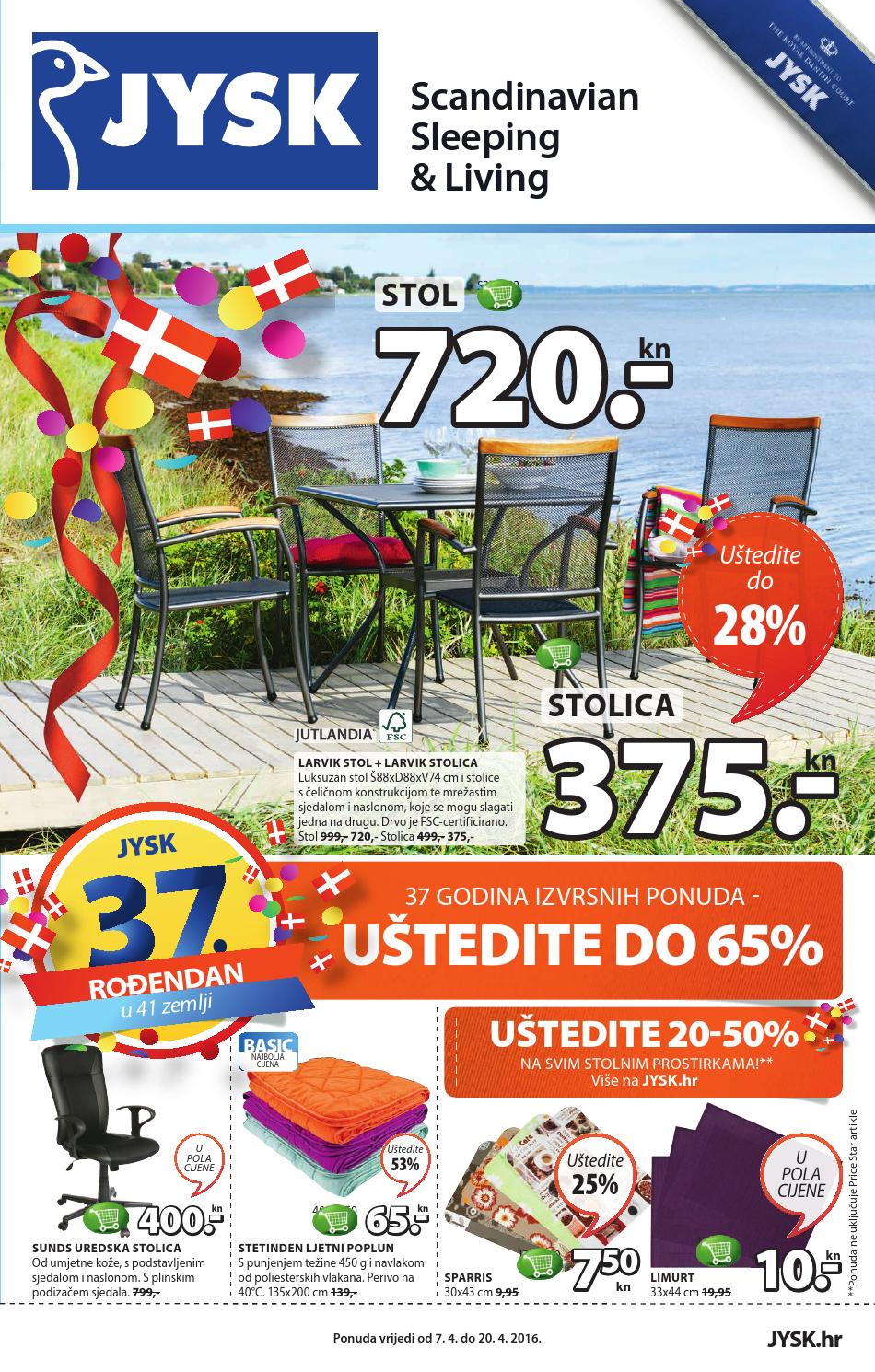 JYSK HR katalog akcija od 07.20.04.2016. by Catalog.hr Issuu