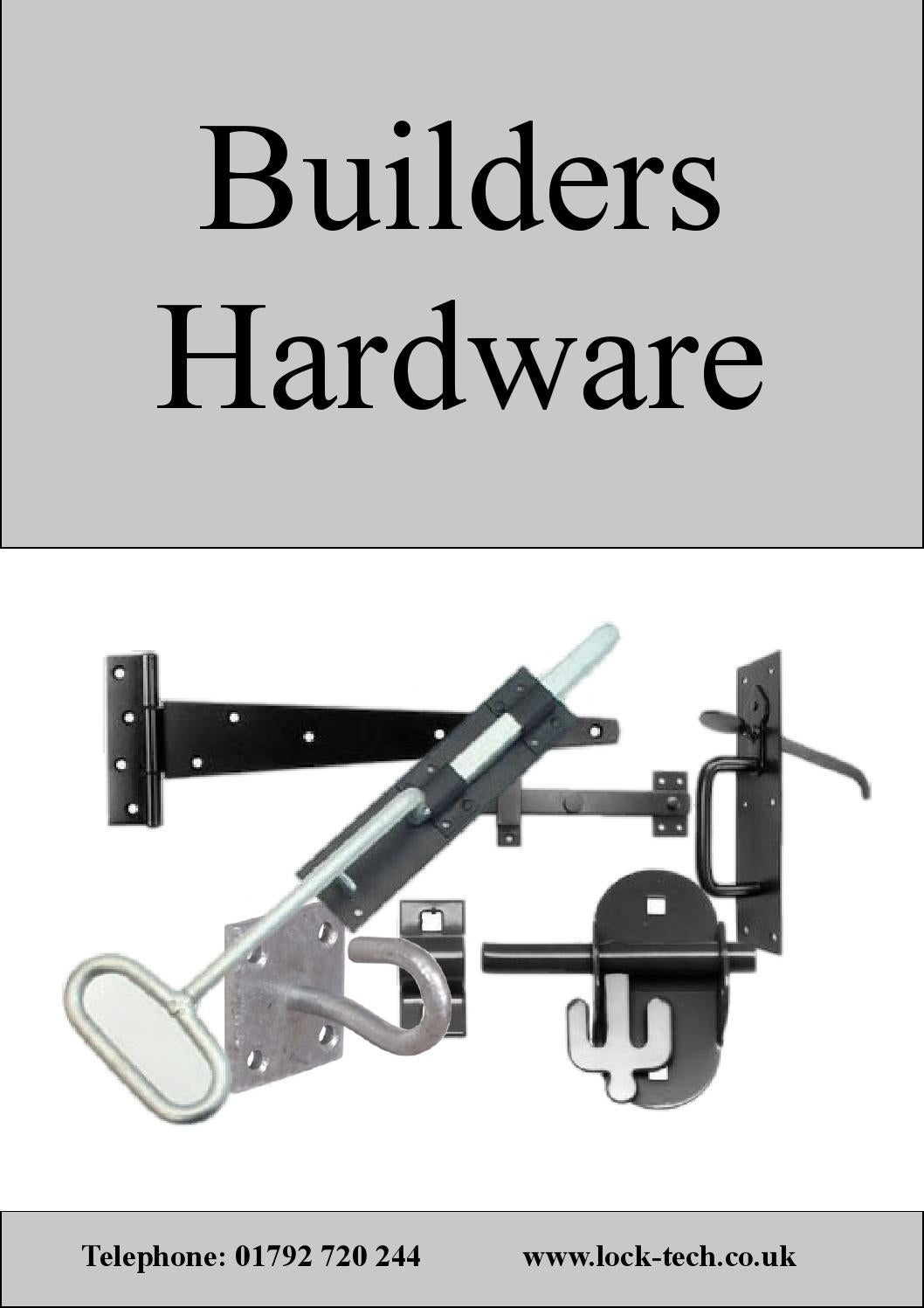 Lock tech 06 builders hardware by Jeremy Ballantine Issuu