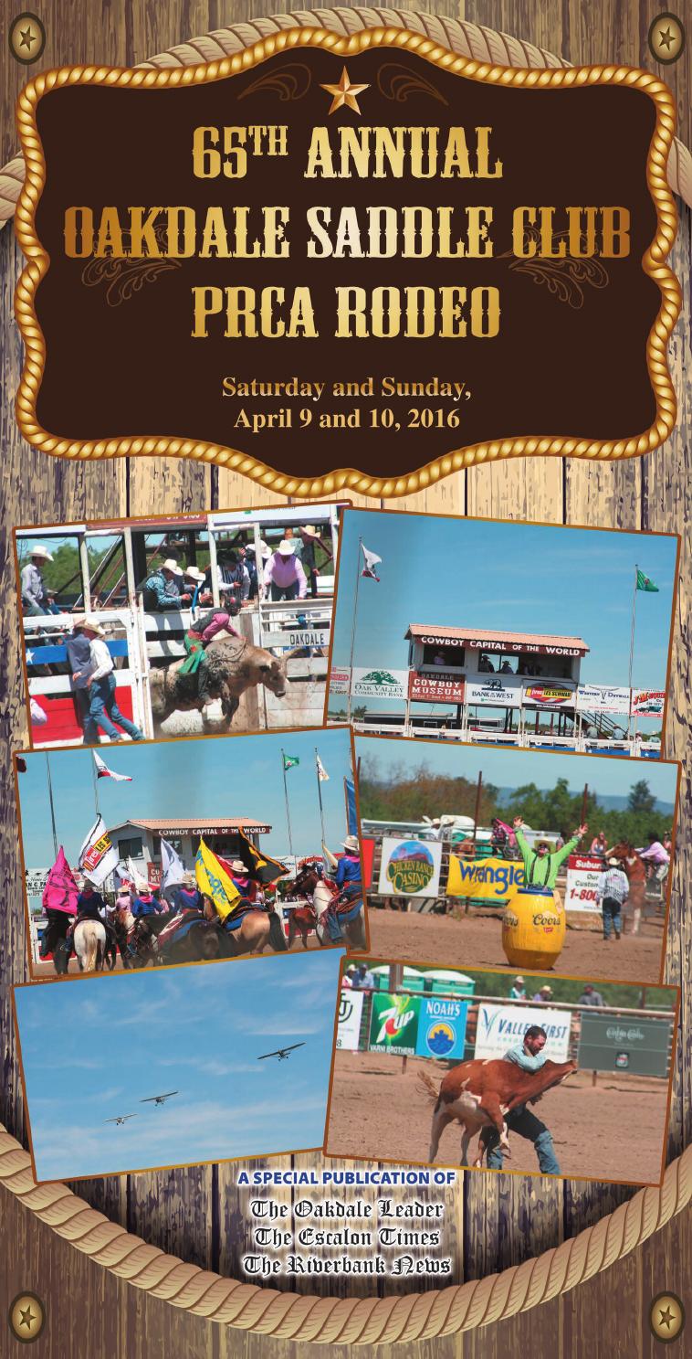 2016 oakdale rodeo by Manteca Bulletin Issuu