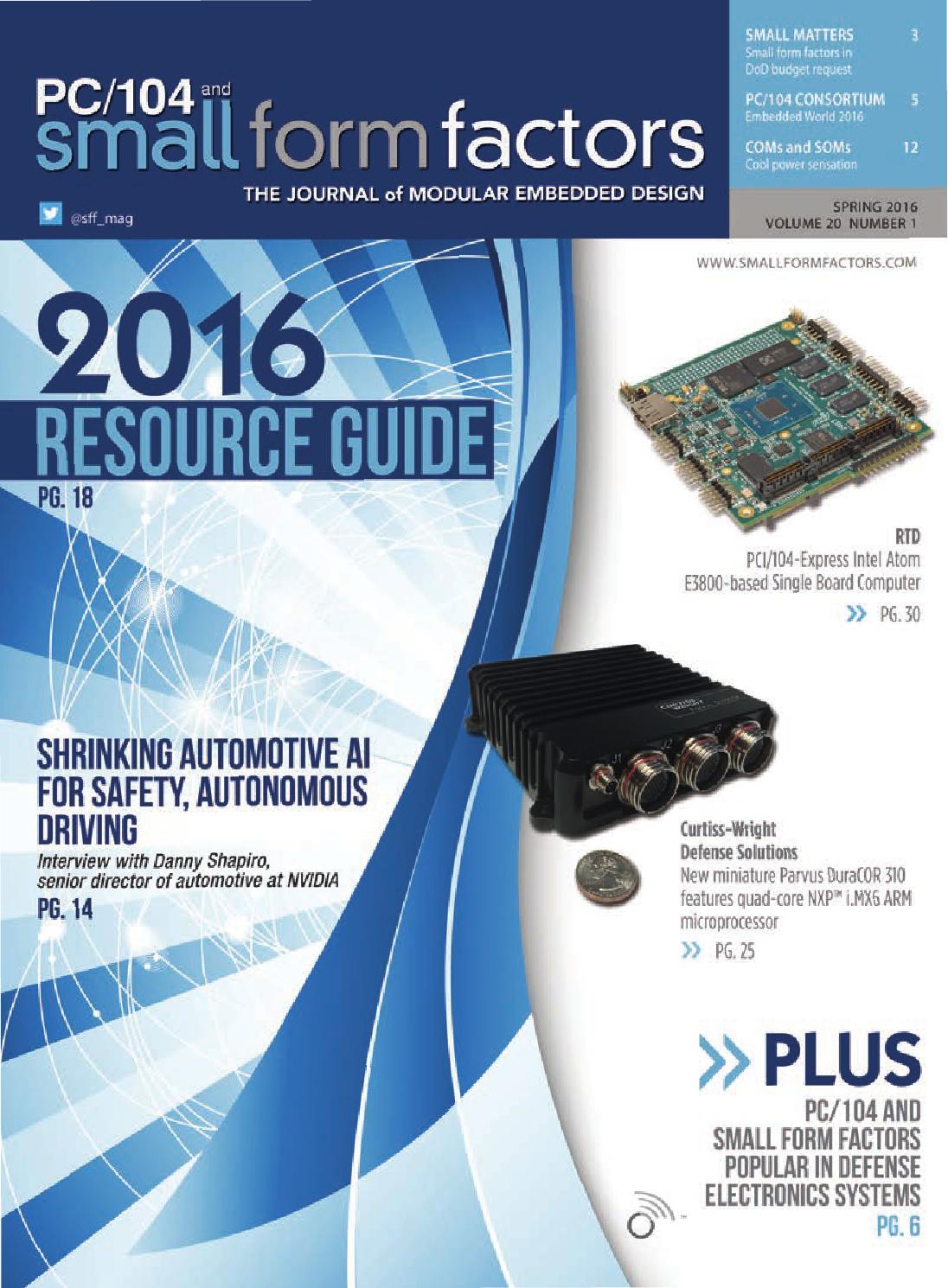 PC/104 and Small Form Factors Spring 2016 with Resource Guide by ...