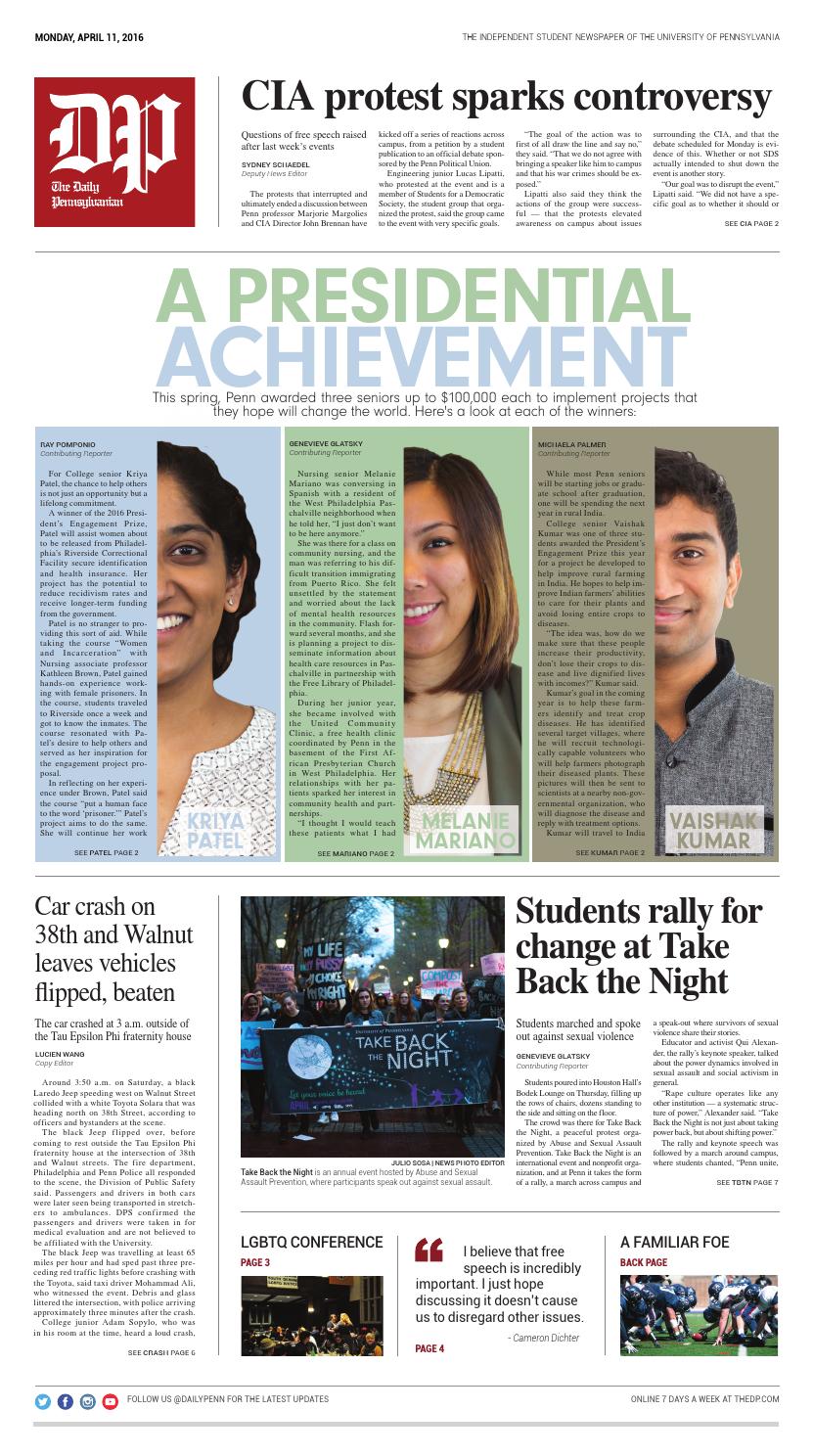 April 11, 2016 by The Daily Pennsylvanian Issuu