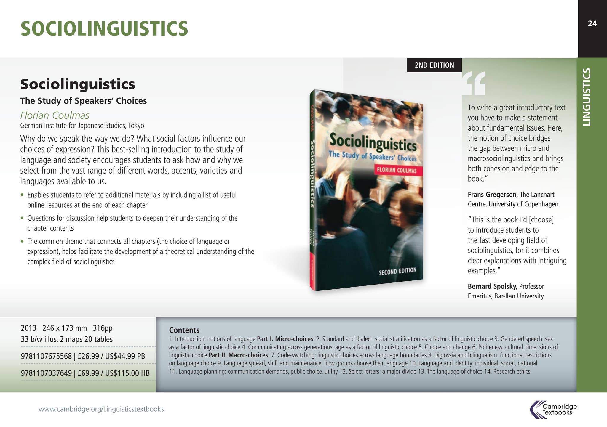 Linguistics textbooks catalogue 2016 by Cambridge University Press Issuu