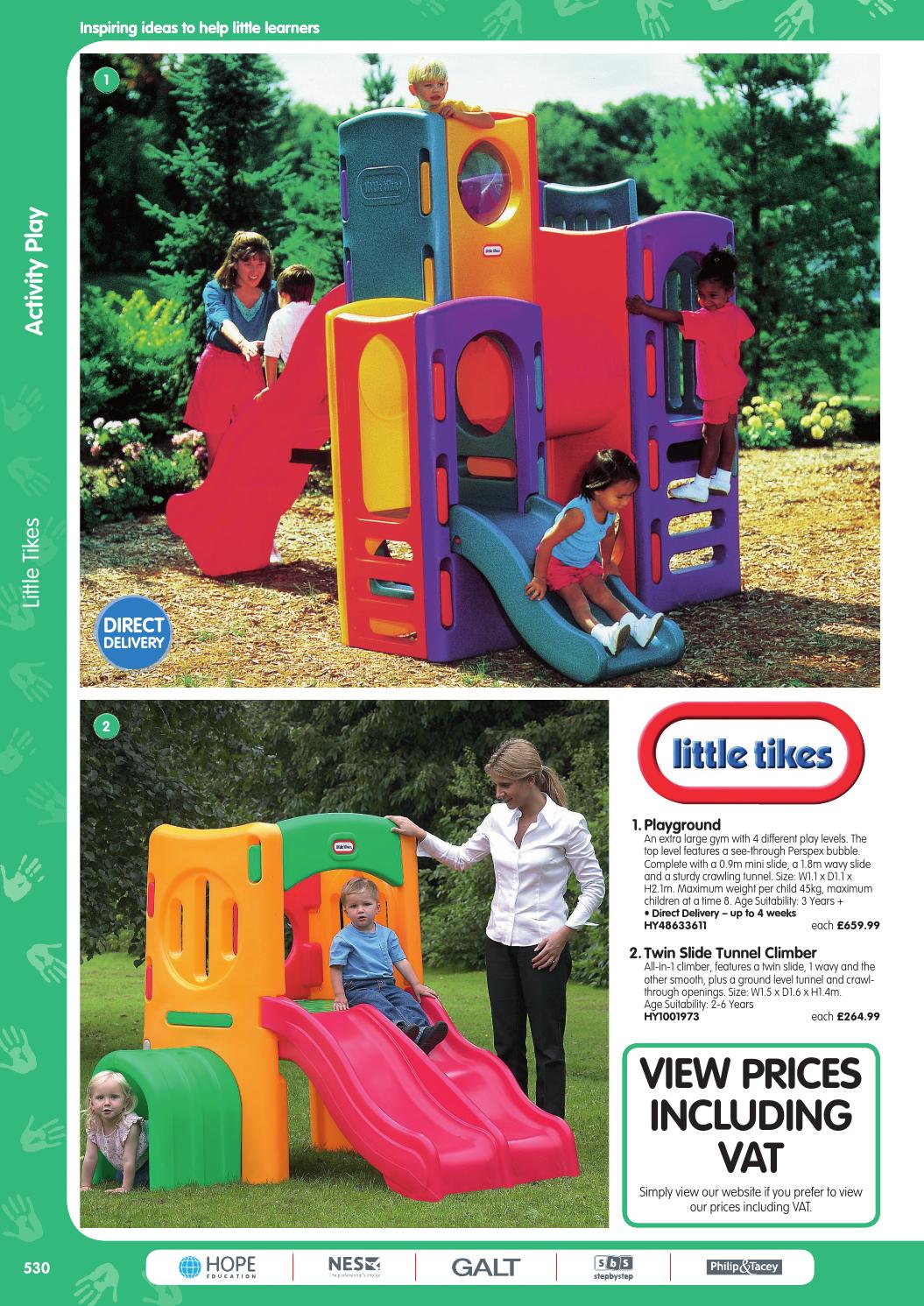 twin slide tunnel climber