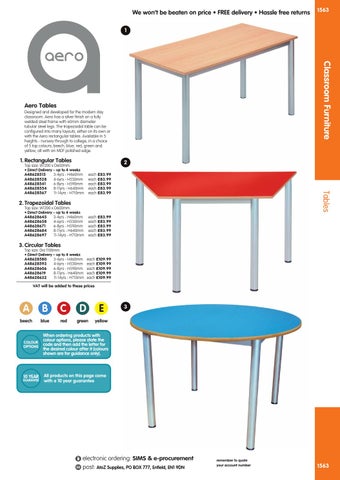 Findel Ltd AtoZ 目录 2016/17 - Classroom 家具 第 21 页