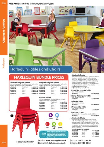 Findel Ltd AtoZ 目录 2016/17 - Classroom 家具 第 24 页