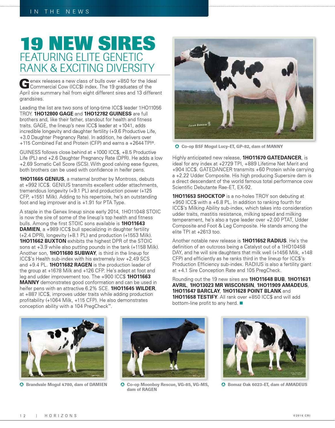 Genex Dairy HORIZONS by GENEX Issuu