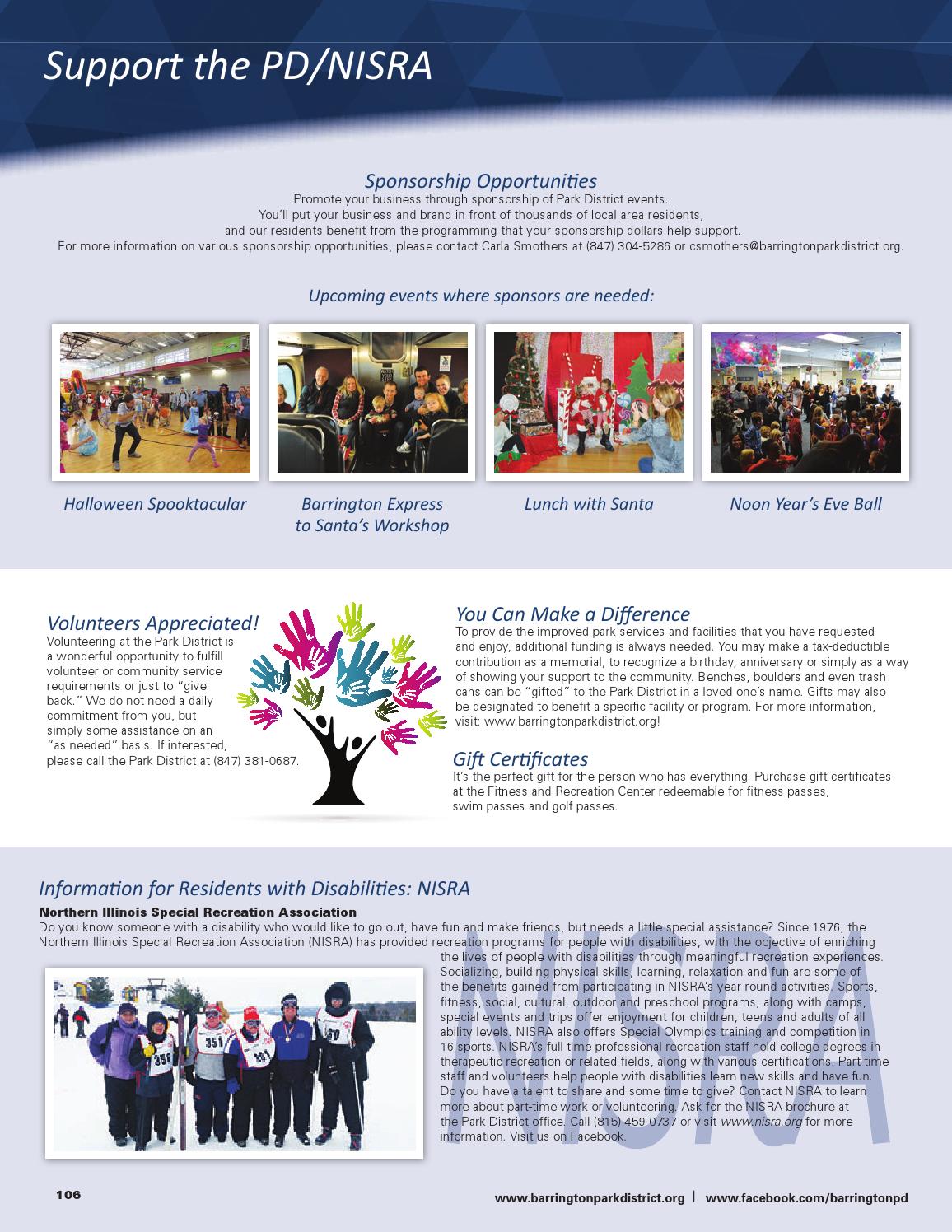 Summer 2016 by Barrington Park District Issuu