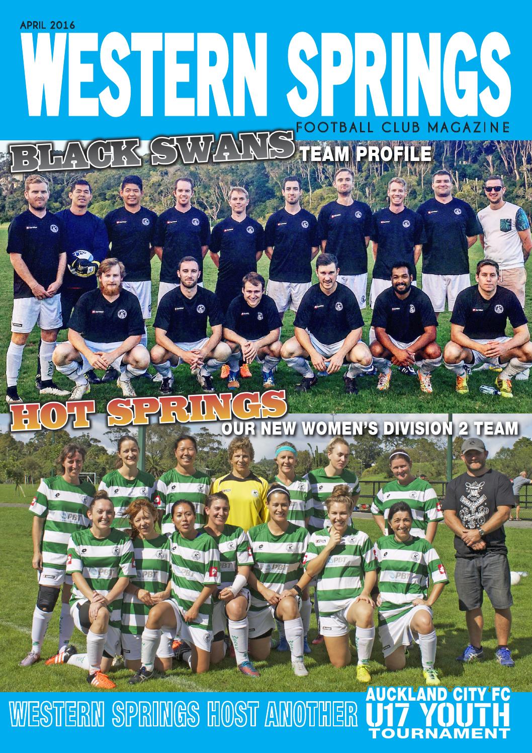 Western Springs Football Club Magazine April 2016 by Minimax Design Issuu