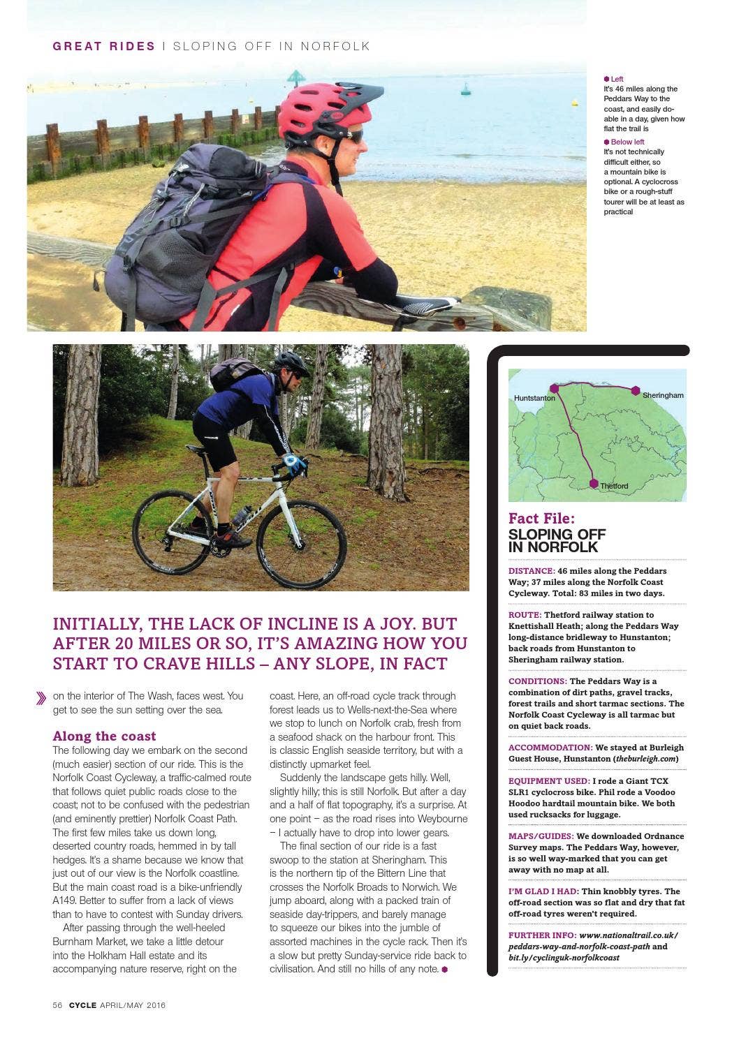 Cycle Magazine Taster April / May 2016 by Cycling UK - Issuu