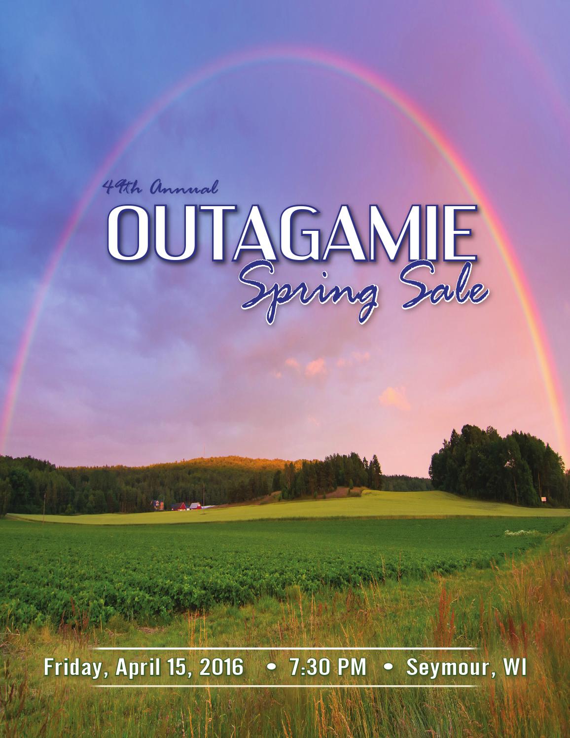 Outagamie County Spring Sale 2016 by Dairy Agenda Today Issuu