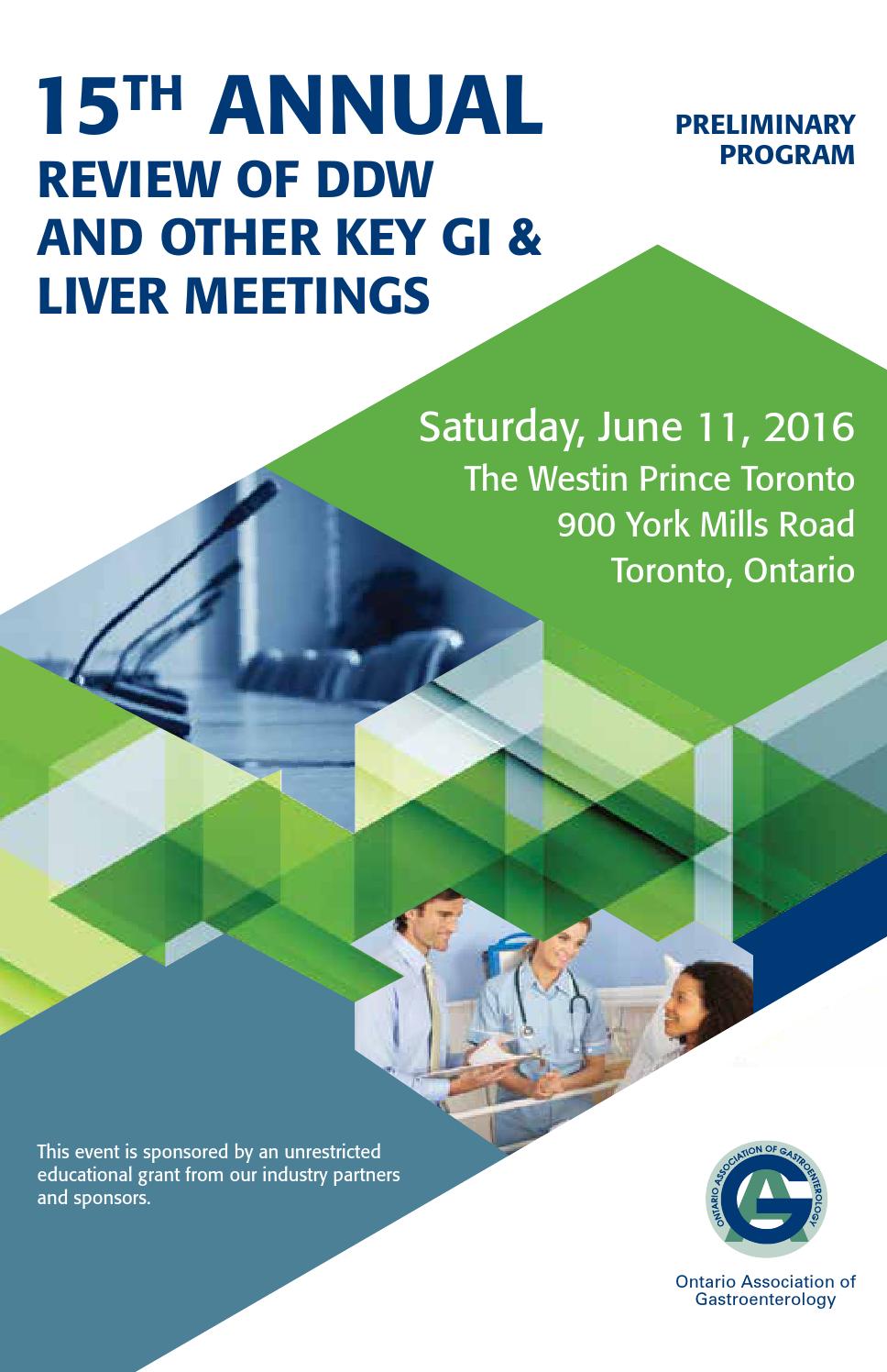 15th Annual Review of DDW and Other Key GI & Liver Meetings by LS