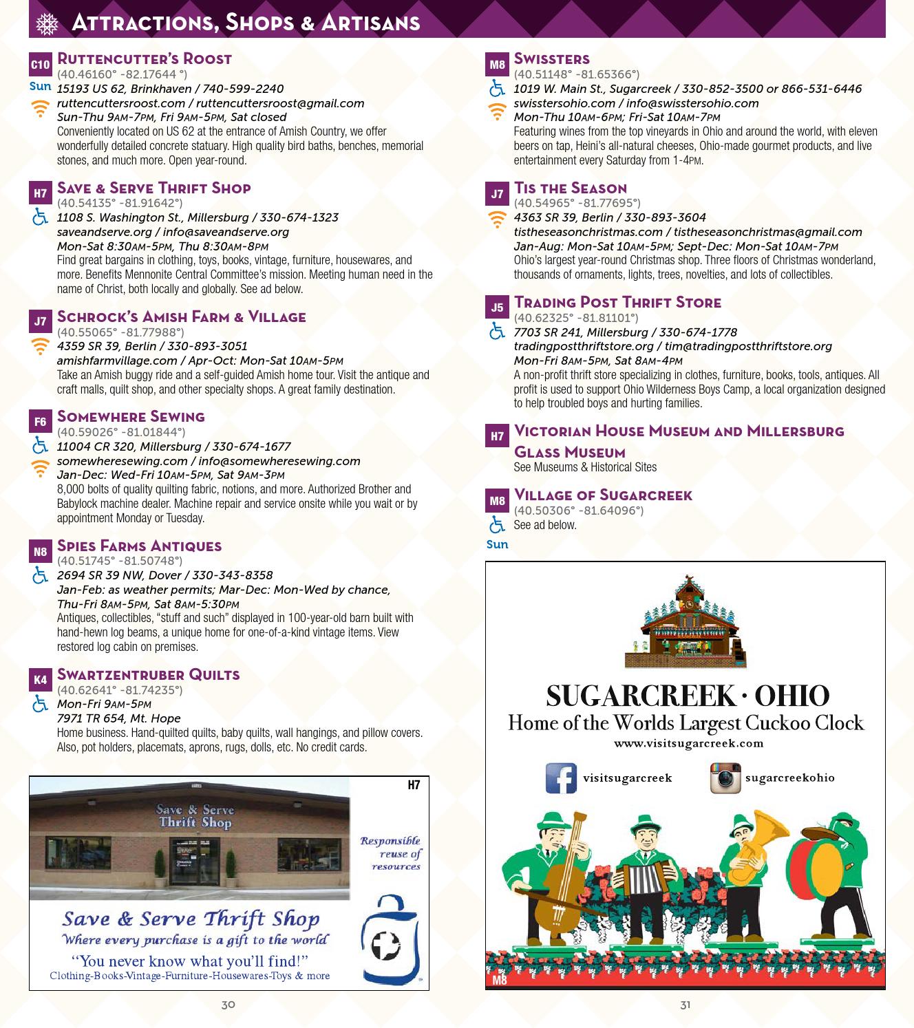 2016 Holmes County Map and Visitors' Guide (Amish Country Ohio) by Kurt Kleidon Issuu