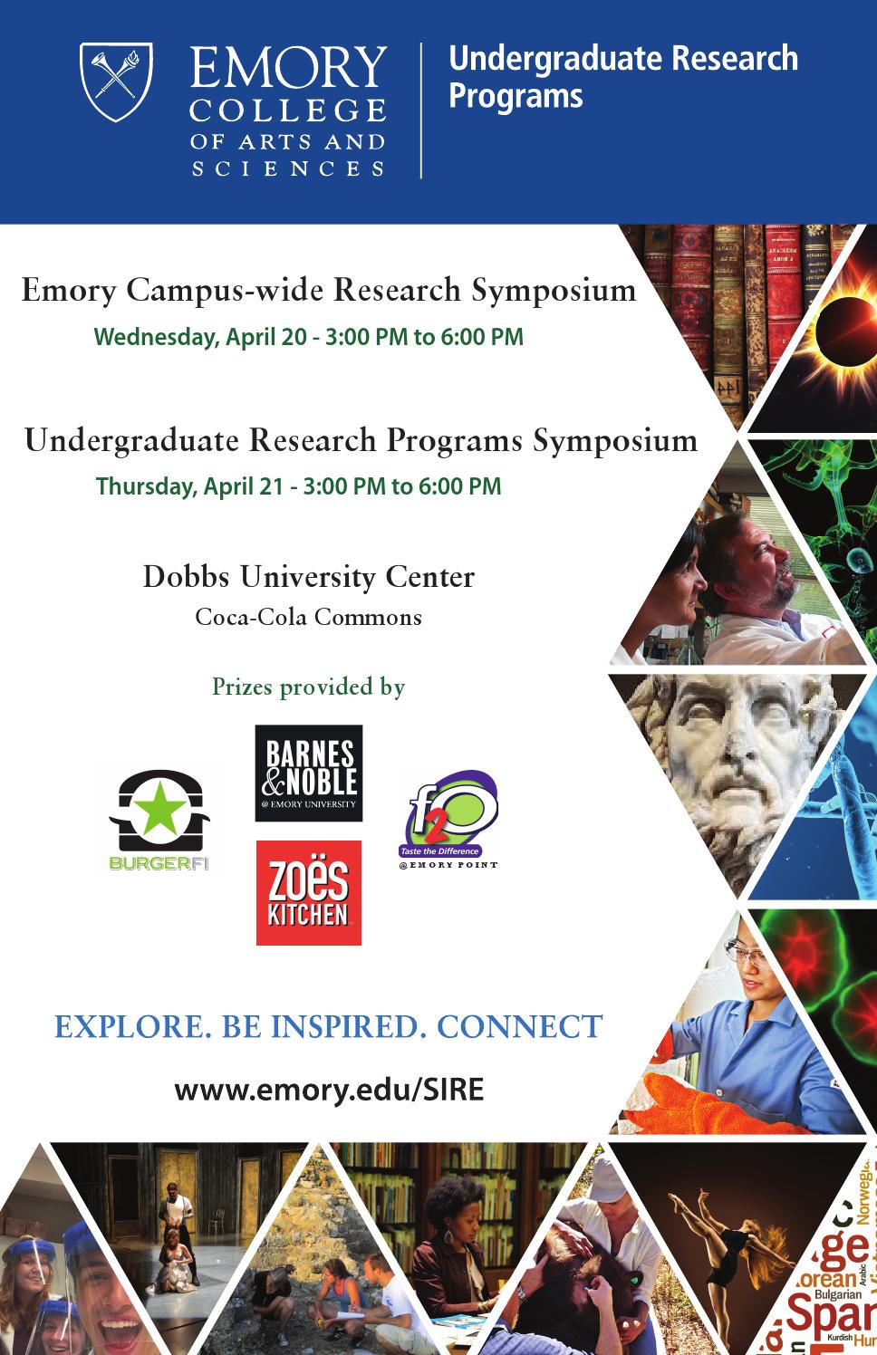 Spring 2016 Undergraduate Research Symposium Abstract Booklet 2016 by