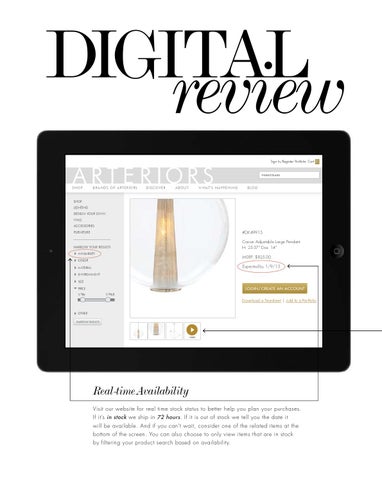Arteriors 2015 灯饰目录 第 6 页