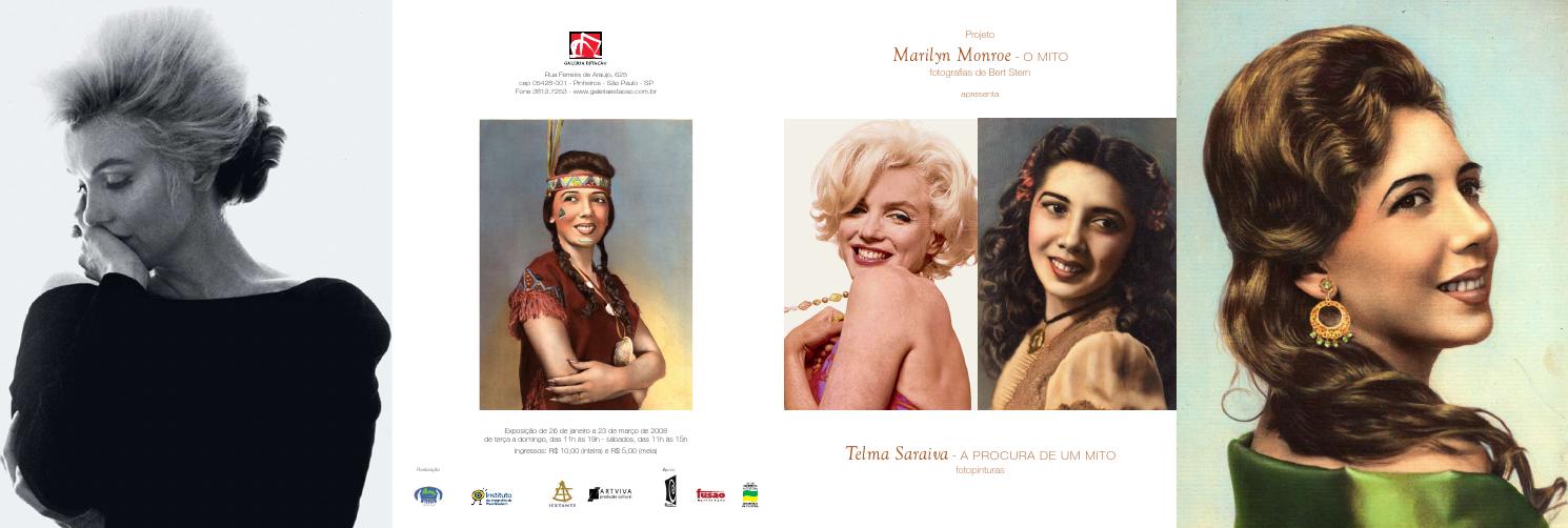 2007 Catálogo MARILYN MONROE e TELMA SARAIVA by Galeria Estação Issuu