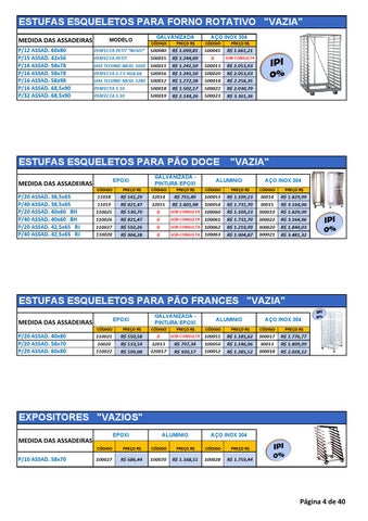 Tabela completa Panificação e Confeitaria 第 3 页