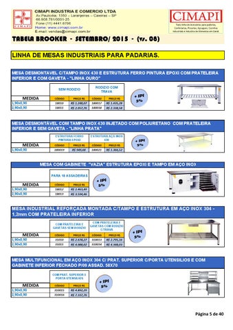 Tabela completa Panificação e Confeitaria 第 4 页