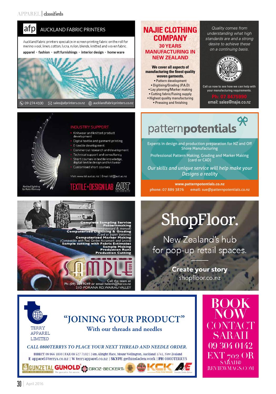 Apparel Magazine // April 2016 by Review Publishing Ltd Issuu