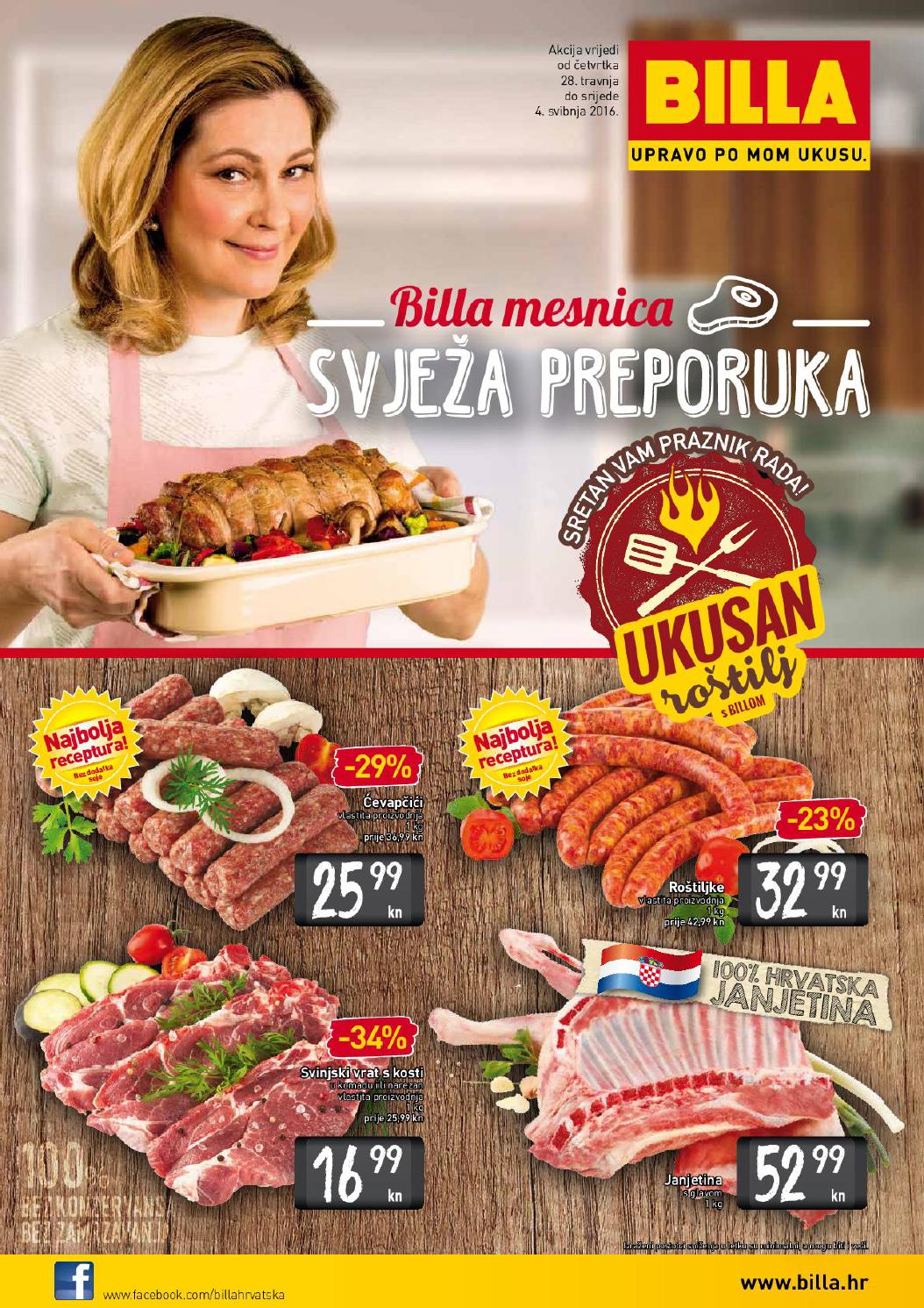 Billa katalog Pekarnica i mesnica od 28.04.04.05.2016. by Catalog.hr
