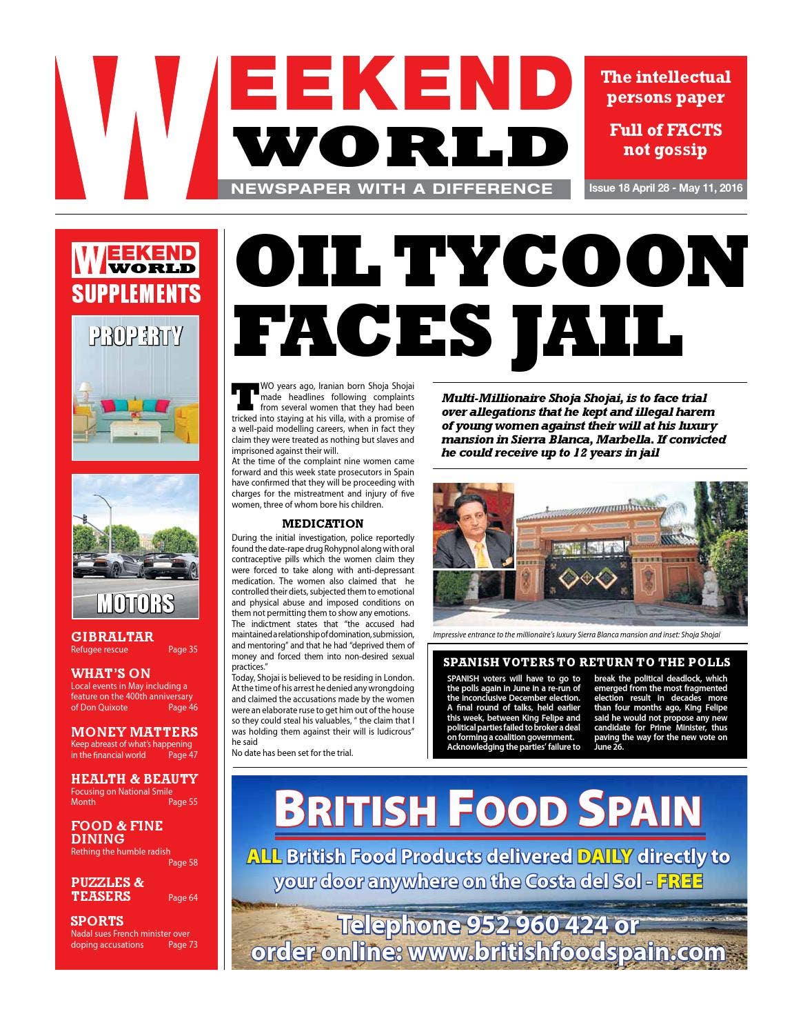 Epaper Weekend WEEKEND WORLD NEWSPAPER by ClearVision Marketing - Issuu