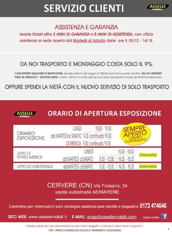 Asselle Mobili 家具目录 · catalogo Aprile 2016 第 3 页