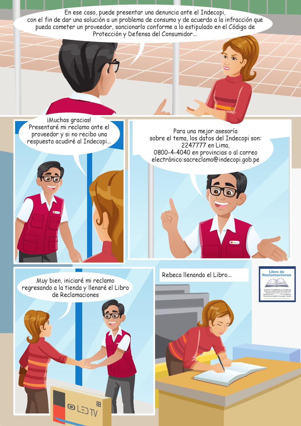 Indecopi a tu alcance: Protección al consumidor by