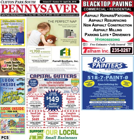 Clifton Park South Pennysaver 042816 By Capital Region Weekly Clifton Park South