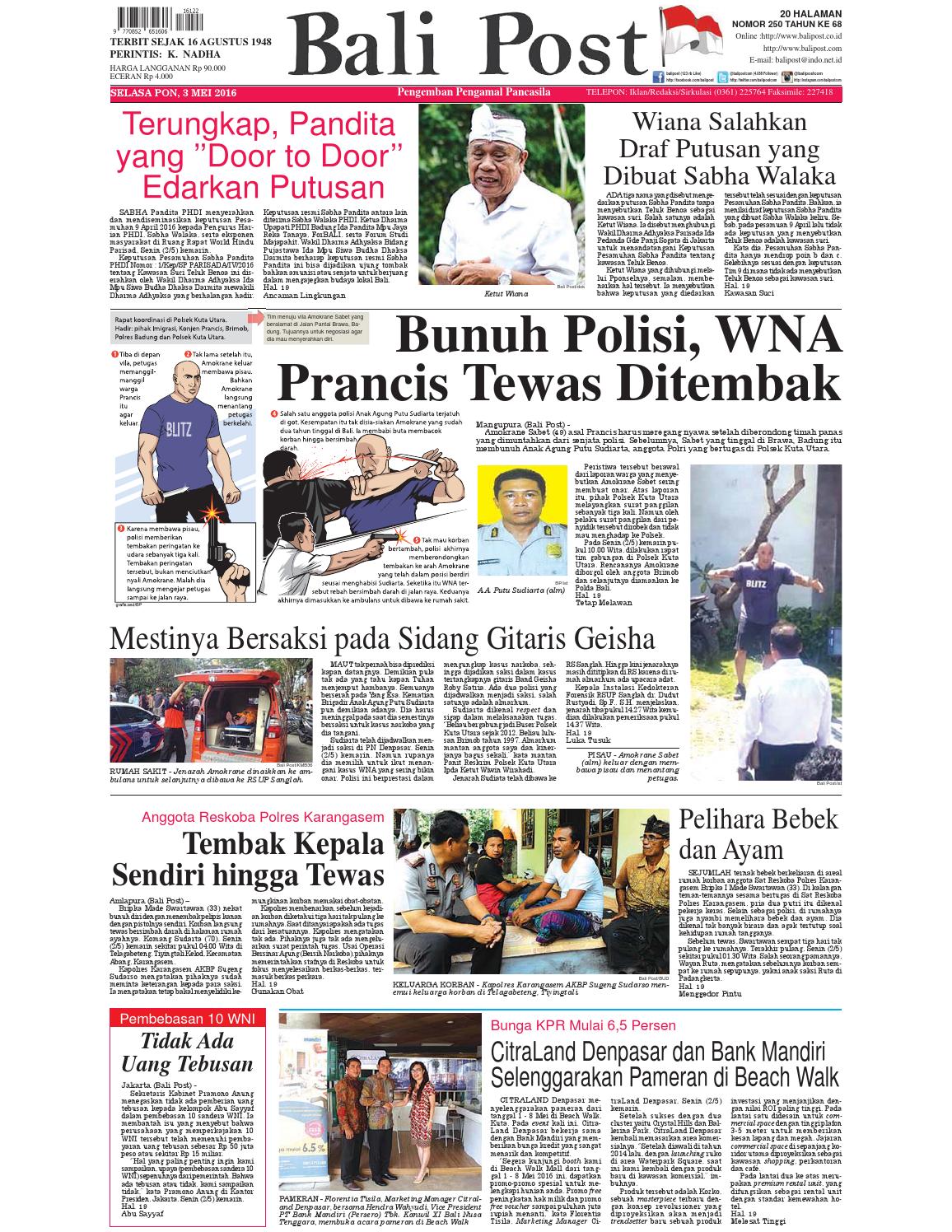 Edisi 03 Mei 2016 Balipost Com By E Paper Kmb Issuu<script async src=