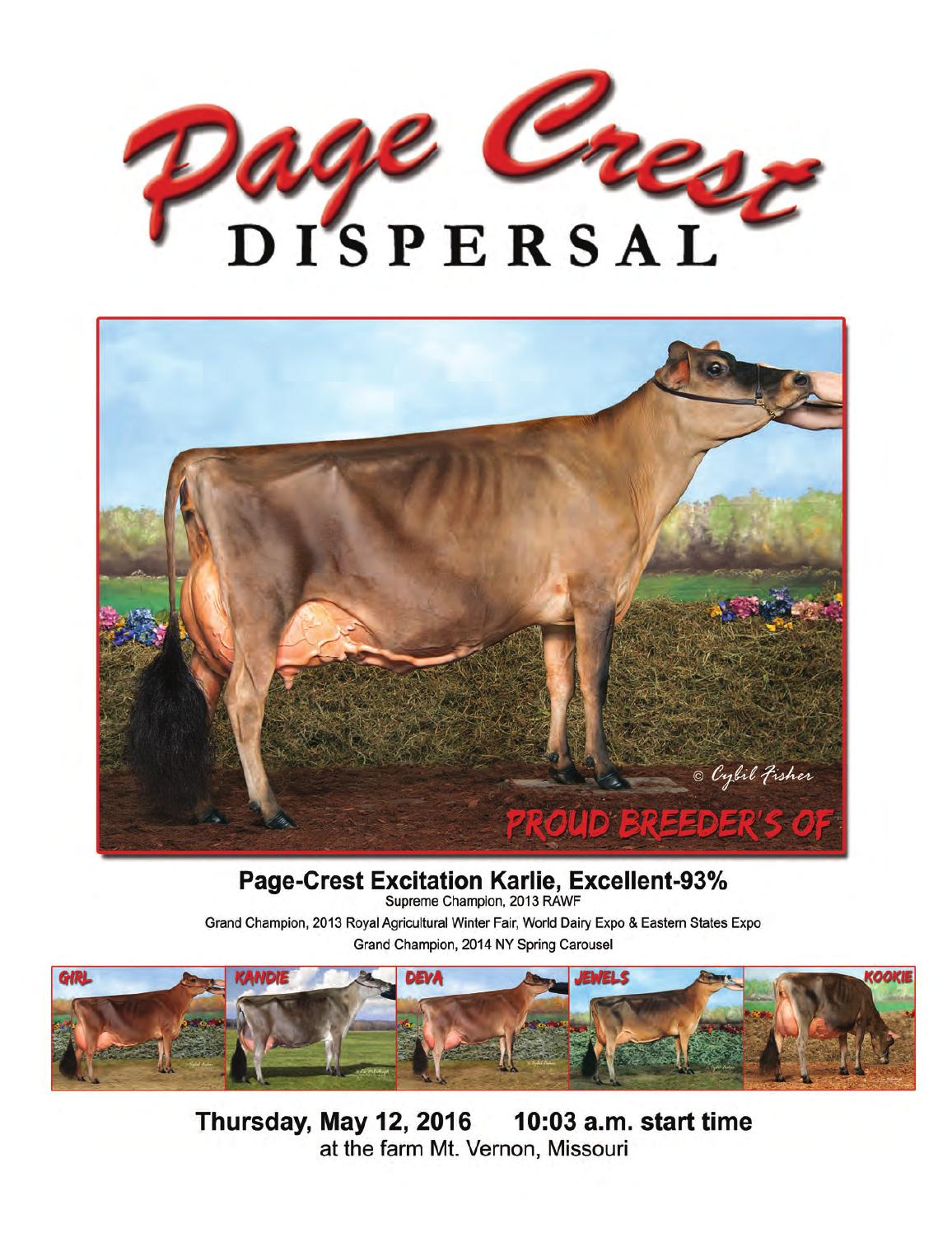 Page Crest Dispersal 2016 by Dairy Agenda Today Issuu