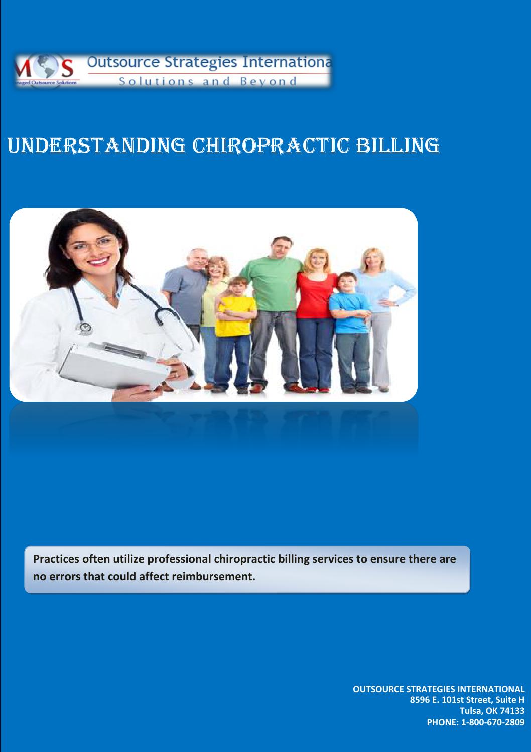 Understanding chiropractic billing by outsource strategies 