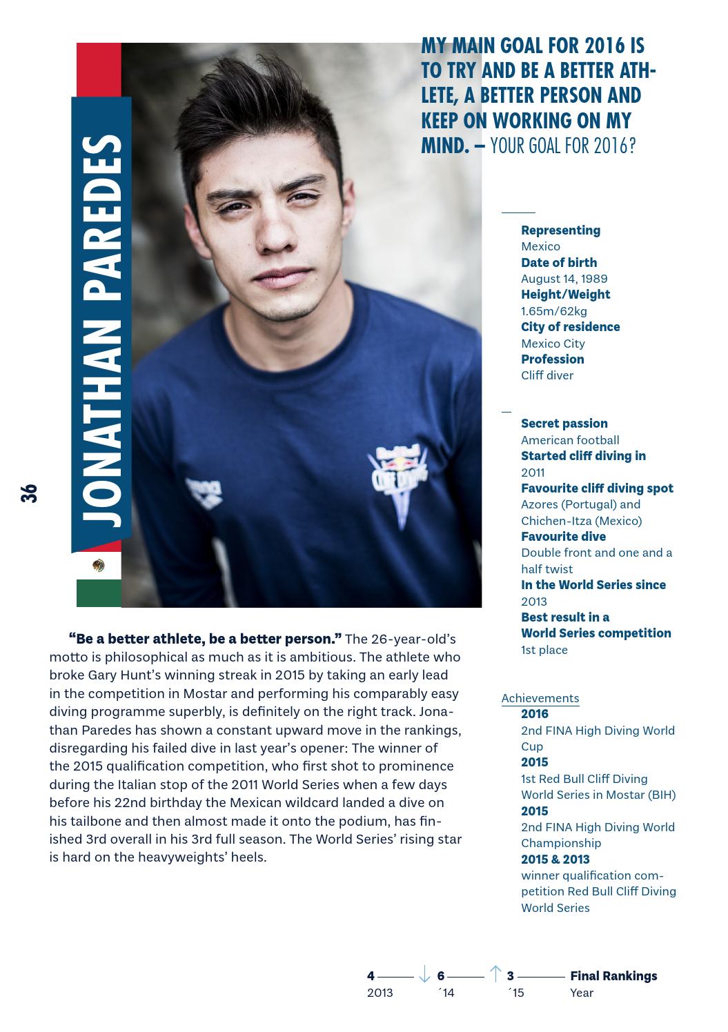 The Red Bull Cliff Diving World Series 2016 By Red Bull Media House Issuu