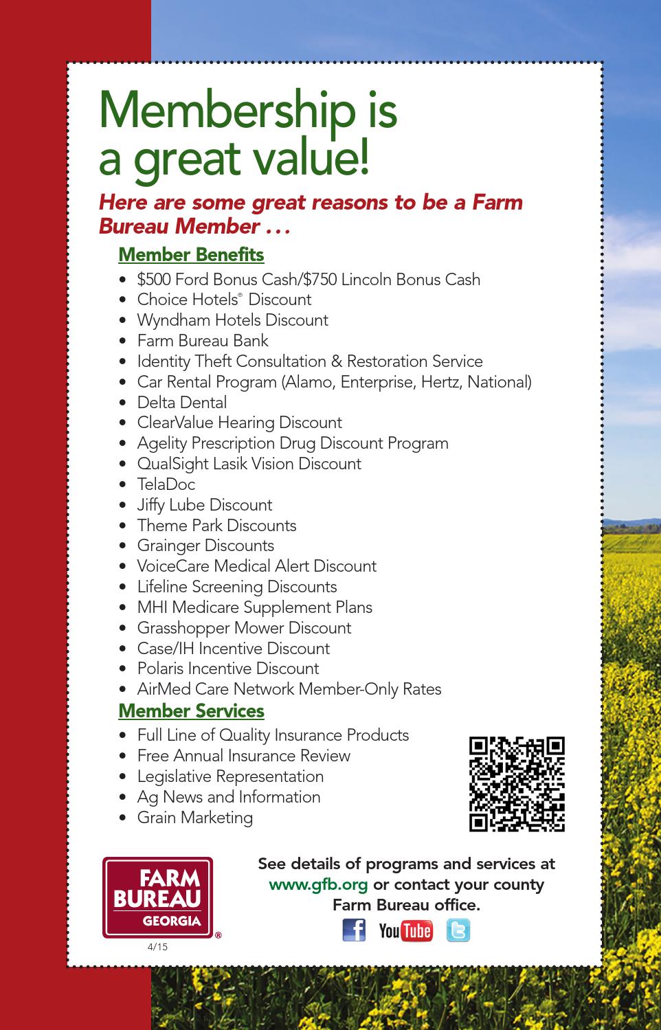 2015 Farm Bureau Membership Booklet by Farm Bureau Issuu